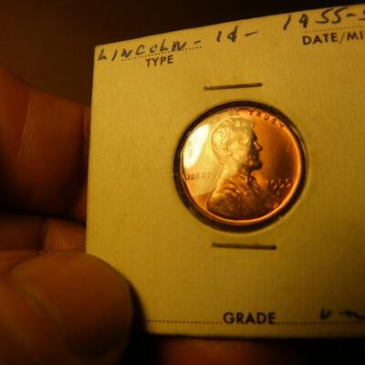 Lincoln One cent 1955-s.