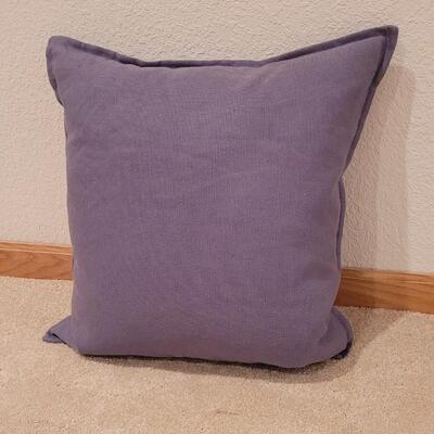 Lot 419: Crate & Barrel Blue Pillow