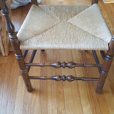 Solid Wood Table w 6 Ladder back Chairs 48