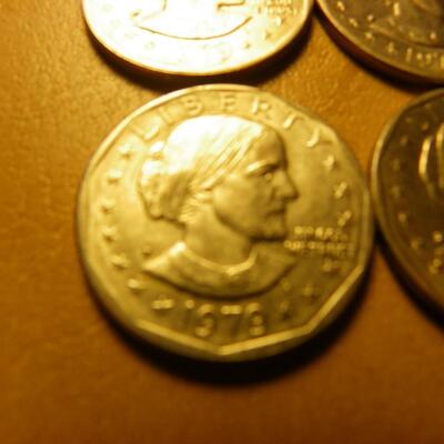 4- Susan B. Anthony coins 1979. 