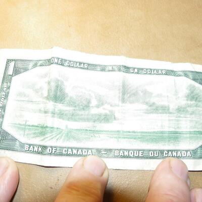 Canadian One dollar 1958 issue.