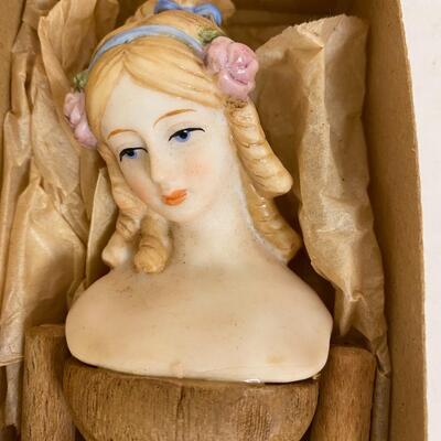 Vintage Mannequin wooden & bisque Doll â€œBâ€