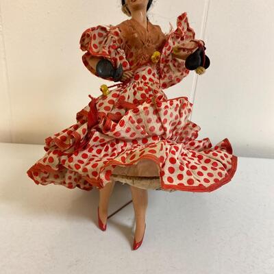 Vintage wooden Spanish Dancer doll