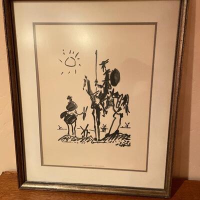 #277 PABLO PICASSO Don Quichote Framed Print
