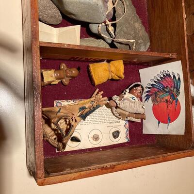 #284 Native American Arrowheads, Rocks, Cotton, Corks, and Other Collectables