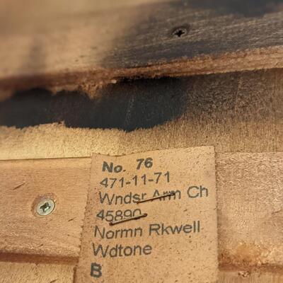 Norman Rockwell Barrel chair #2, a rare find