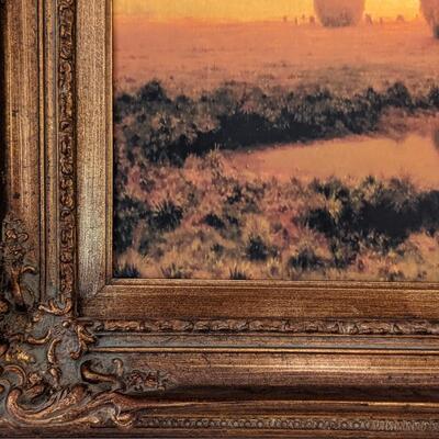 Beautiful painting by Unknown Painter, gorgeous frame