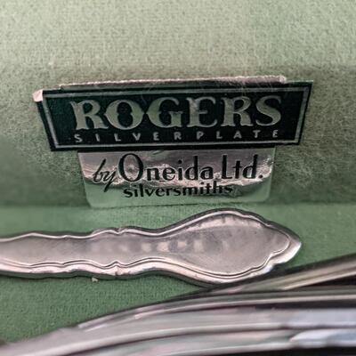 Rogers Silverplated silverware set