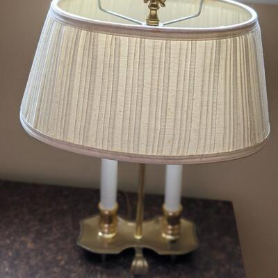 Brass table lamp