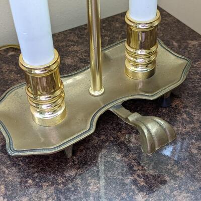 Brass table lamp