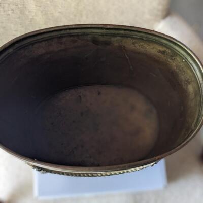 Beautiful Brass trash can, made in England