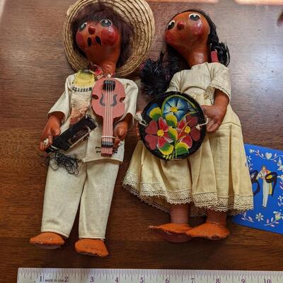Vintage Mexican Handmade Dolls