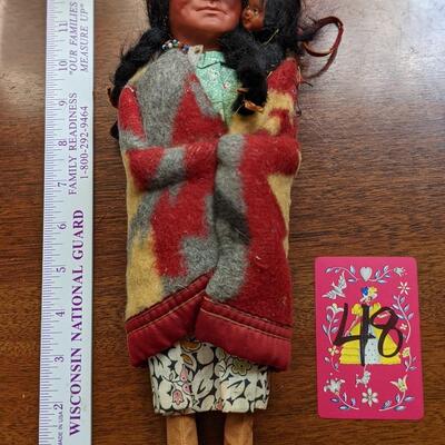 Vintage Skookum Indian Doll with Swastika