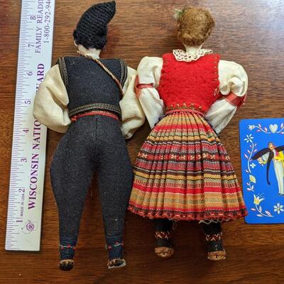 Vintage Ukranian (?) Dolls