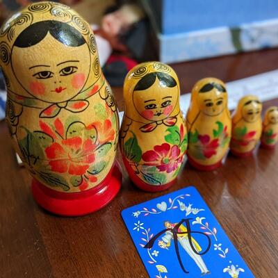 Vintage Russian Nesting Dolls