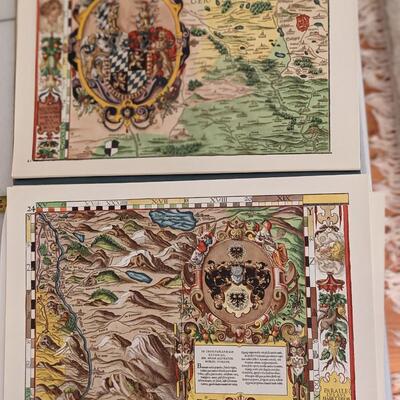 Gorgeous Book of Illustrated Maps of Germany