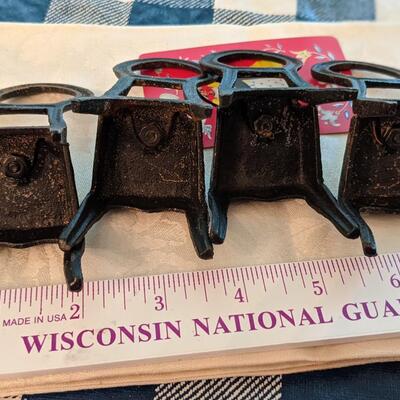 Set of 4 wrought Iron chairs