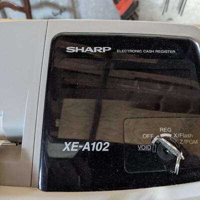 Sharp cash register XE-A102, works fine