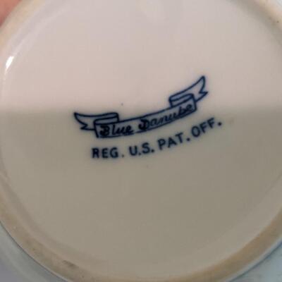 Blue Danube tea condiment dishes