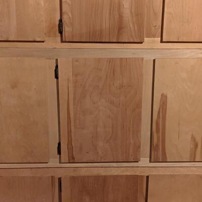 Pine wall cabinet 2