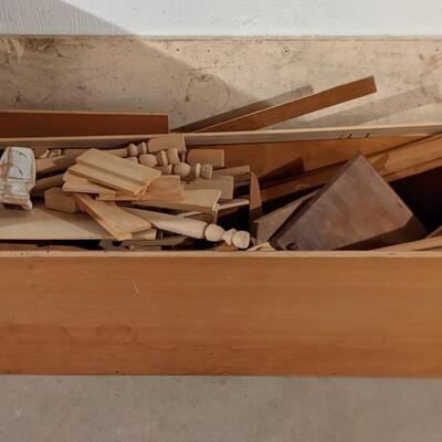 Box of scrap wood