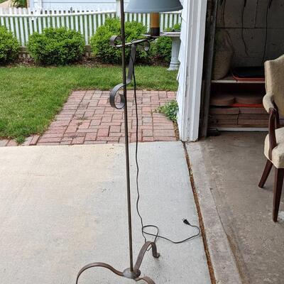 Iron floor lamp
