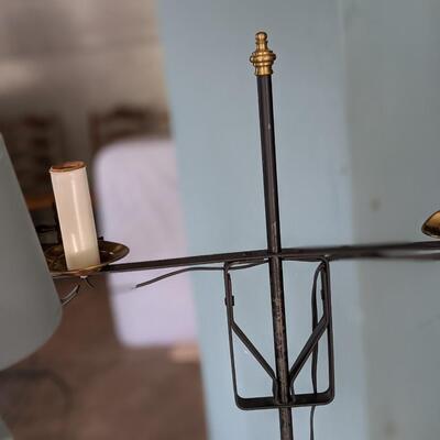 Iron 2 lights floor lamp