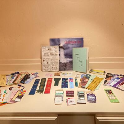 #292 Miscellaneous Collectables: Bookmarks, Calendar, Brochures, Matchbooks, Phonebook, Etc.