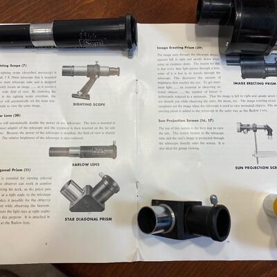 Sears refractor telescope #4426