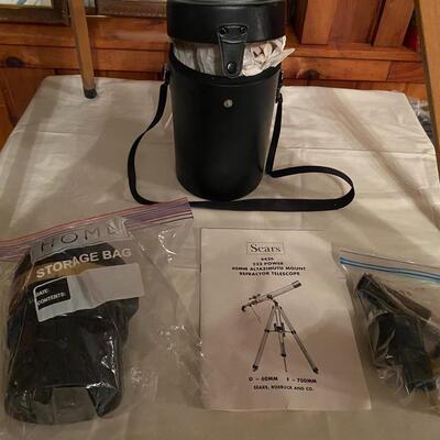 Sears refractor telescope #4426