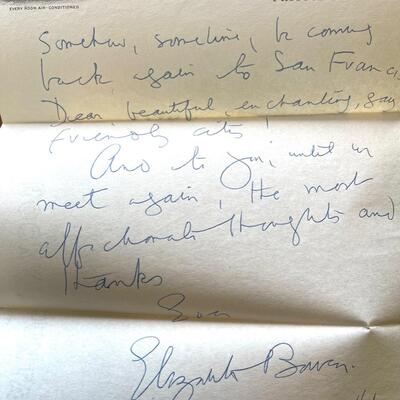 LOT 53 - SIGNED Letters - Elizabeth Bowen - Collection Impressions
