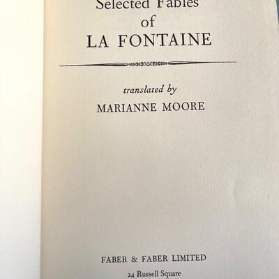 LOT 54 - Marianne Moore - Fables of La Fontaine - Photograph