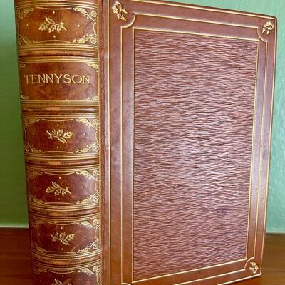 LOT 56 - Antique Book - Fore-Edge Painting - Tennyson