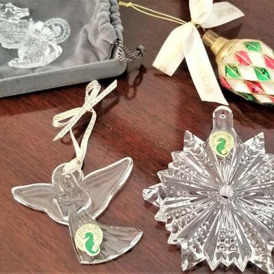 Lot #116  Waterford Ornament Lot - 4 pieces