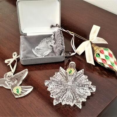 Lot #116  Waterford Ornament Lot - 4 pieces