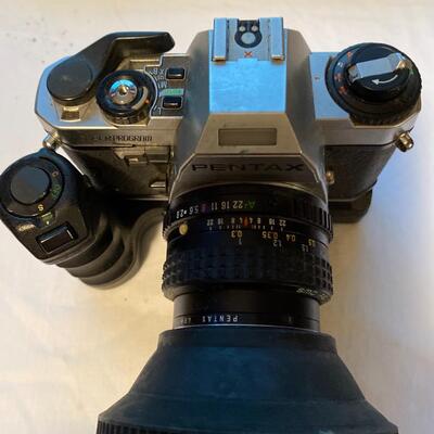 Pentax 35 mm camera and accessories