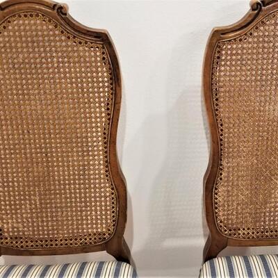 Lot #134  Pair of Cane Back Side Chairs