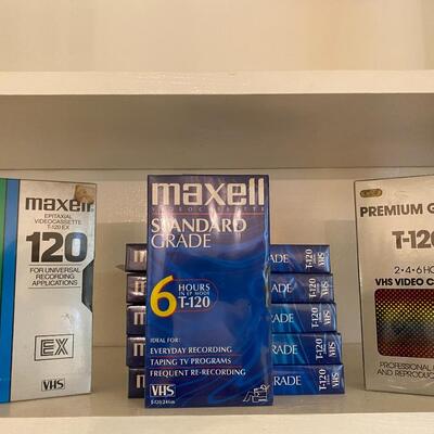 Lot of new in package VHS Video cassette tapes