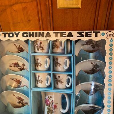Lot of vintage toy china tea sets