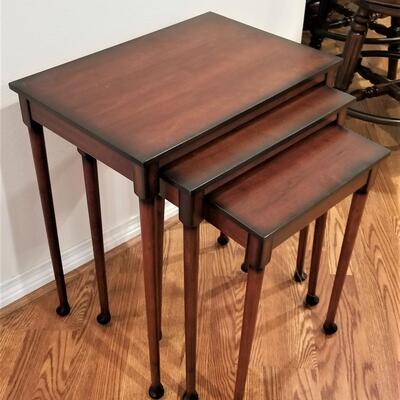 Lot #140  Set of Queen Anne Style Nesting Tables
