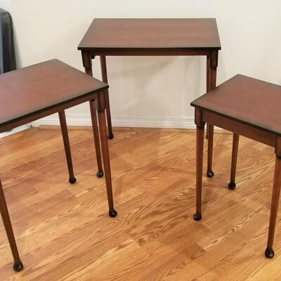 Lot #140  Set of Queen Anne Style Nesting Tables