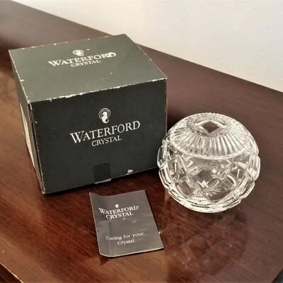 Lot #141  WATERFORD Rose Bowl in box