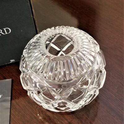 Lot #141  WATERFORD Rose Bowl in box