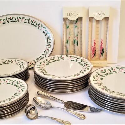 Lot #143  LENOX Holiday Dinnerware