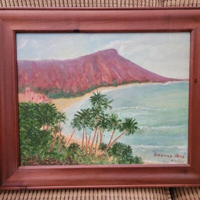 Costal Island Painting 