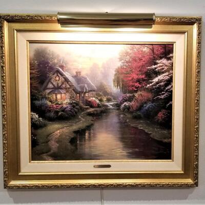 Lot #161  Thomas Kincaid "Quiet Evening"