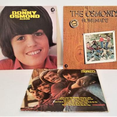 Lot #162  Donny Osmod/Monkees original LPs