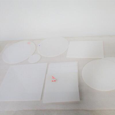 White Sheet Glass - Various Shapes & Sizes