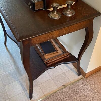 Antique dainty bow leg coffee table #2