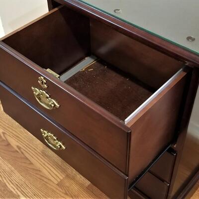 Lot #172  Bombay Company Legal File Cabinet